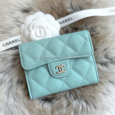 chanel tiffany blue cardholder|Wallets on Chain .